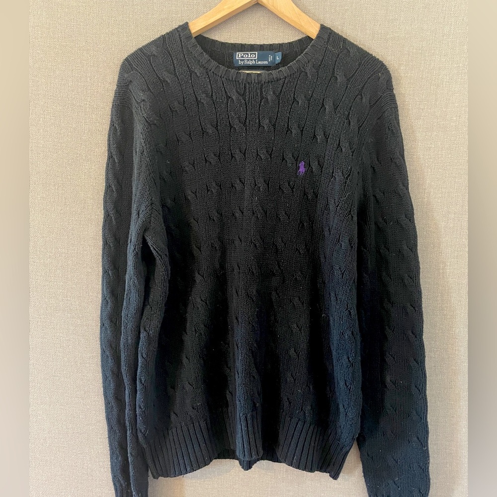 Polo Ralph Lauren Vintage Black Sweater